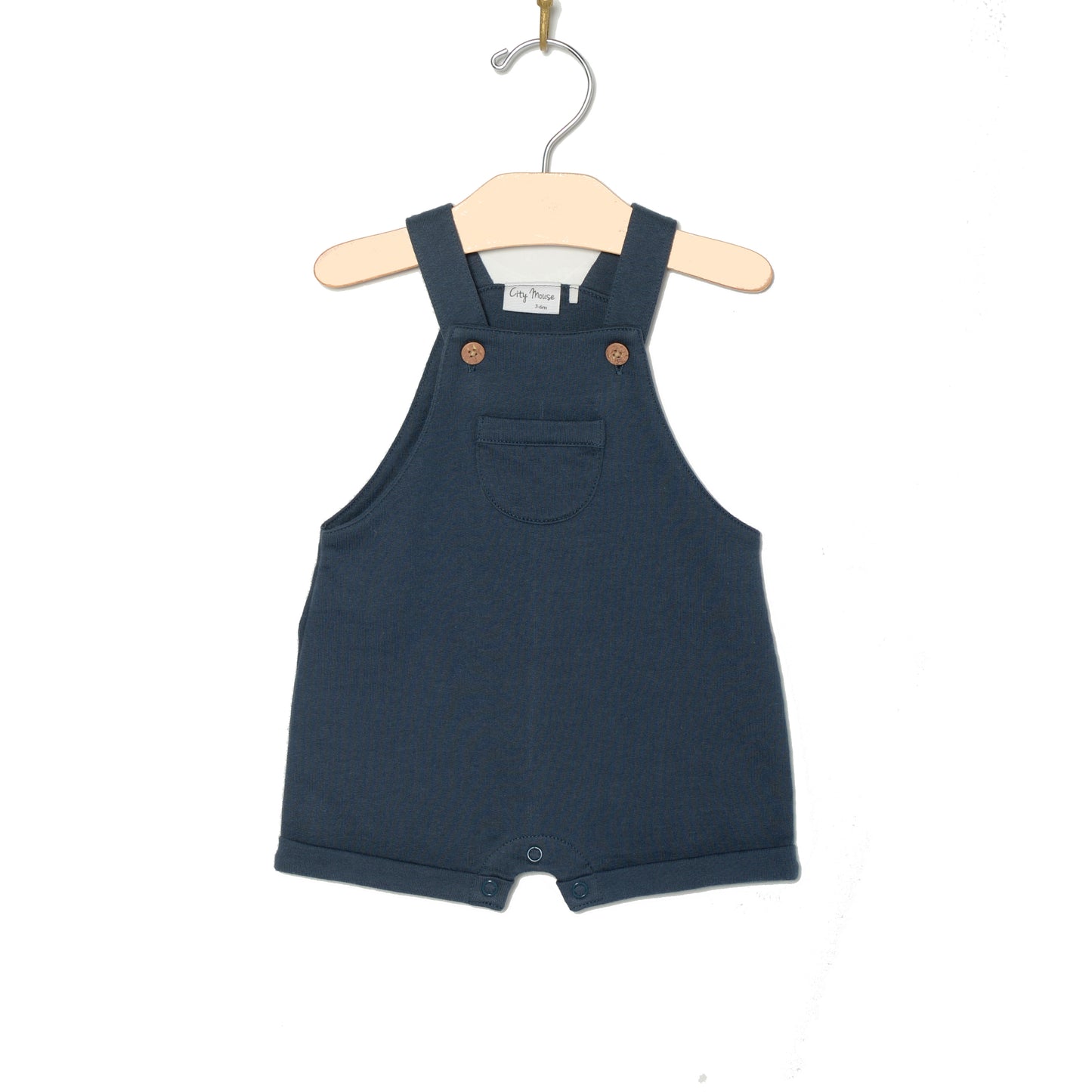 City Mouse Studio- Shortie Overall Light Sweat- Indigo