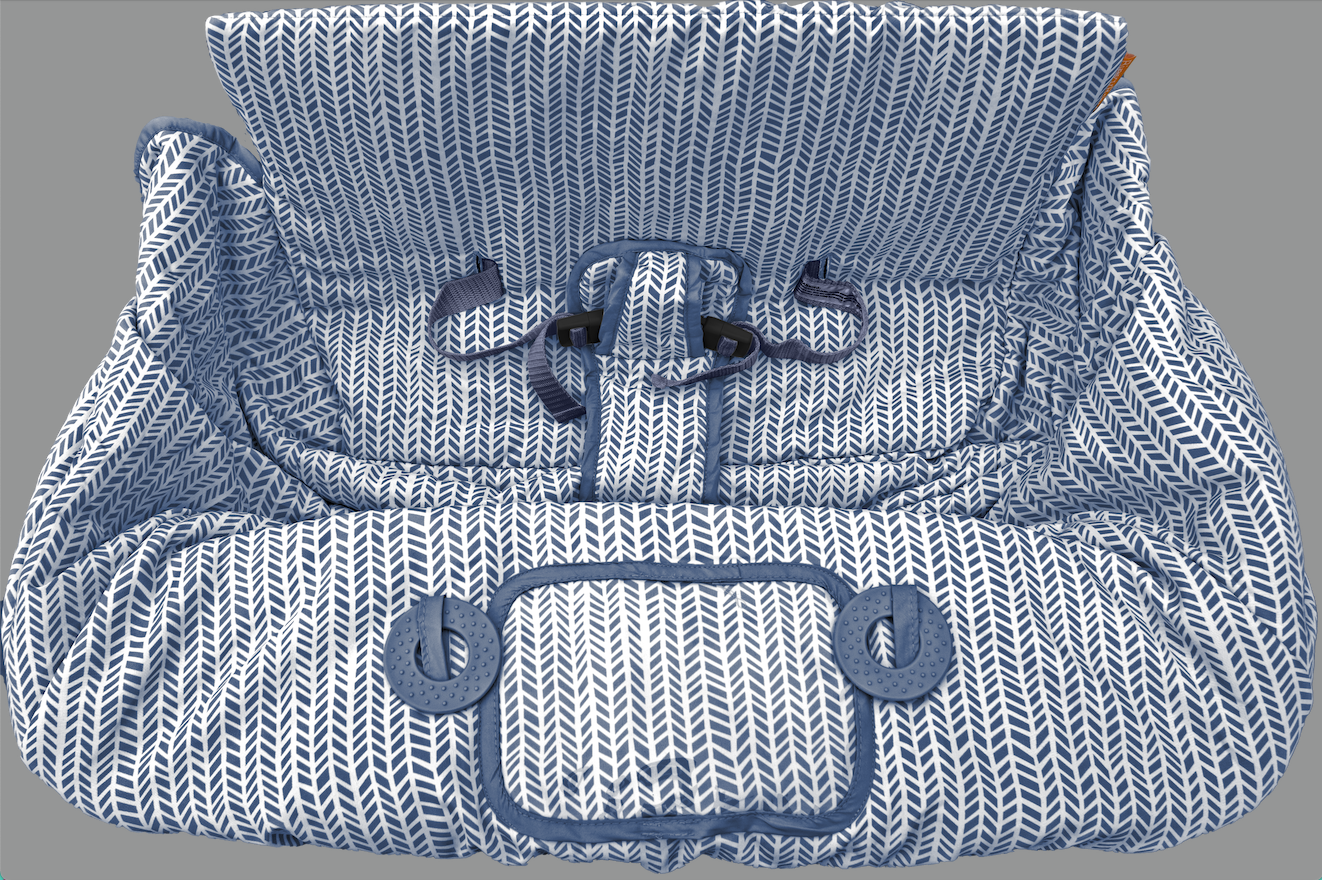 Baby Shopping Cart Cover | Blue Little Arrows Design - online purchase only