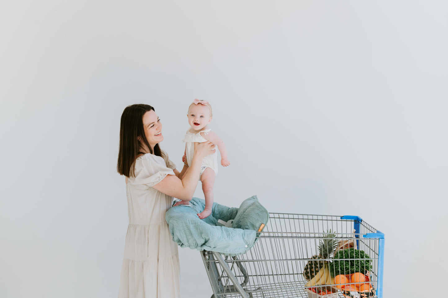 Baby Shopping Cart Cover | Sage Leaves - online purchase only