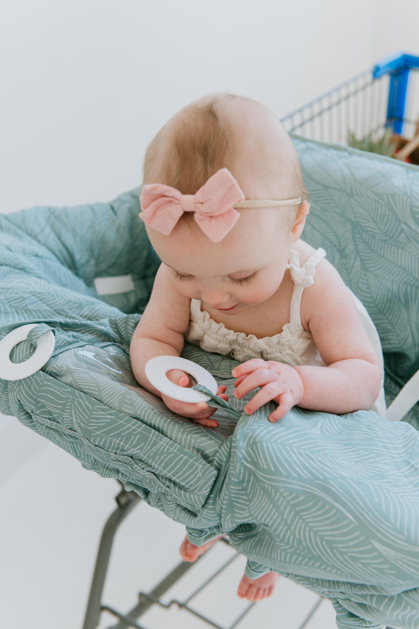 Baby Shopping Cart Cover | Sage Leaves - online purchase only