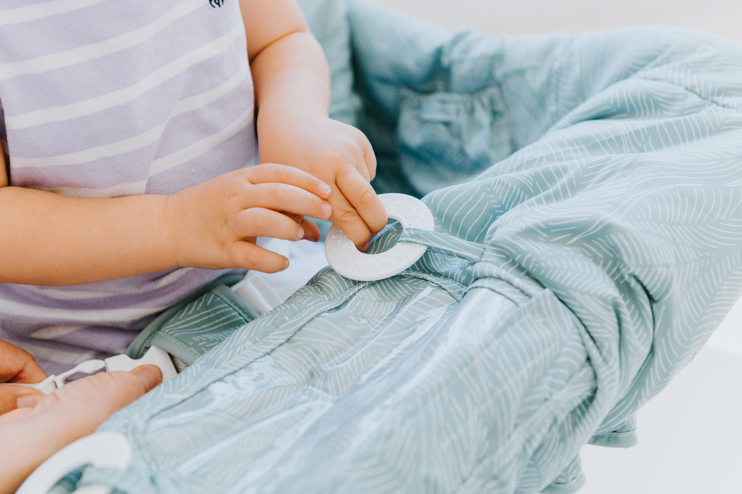 Baby Shopping Cart Cover | Sage Leaves - online purchase only