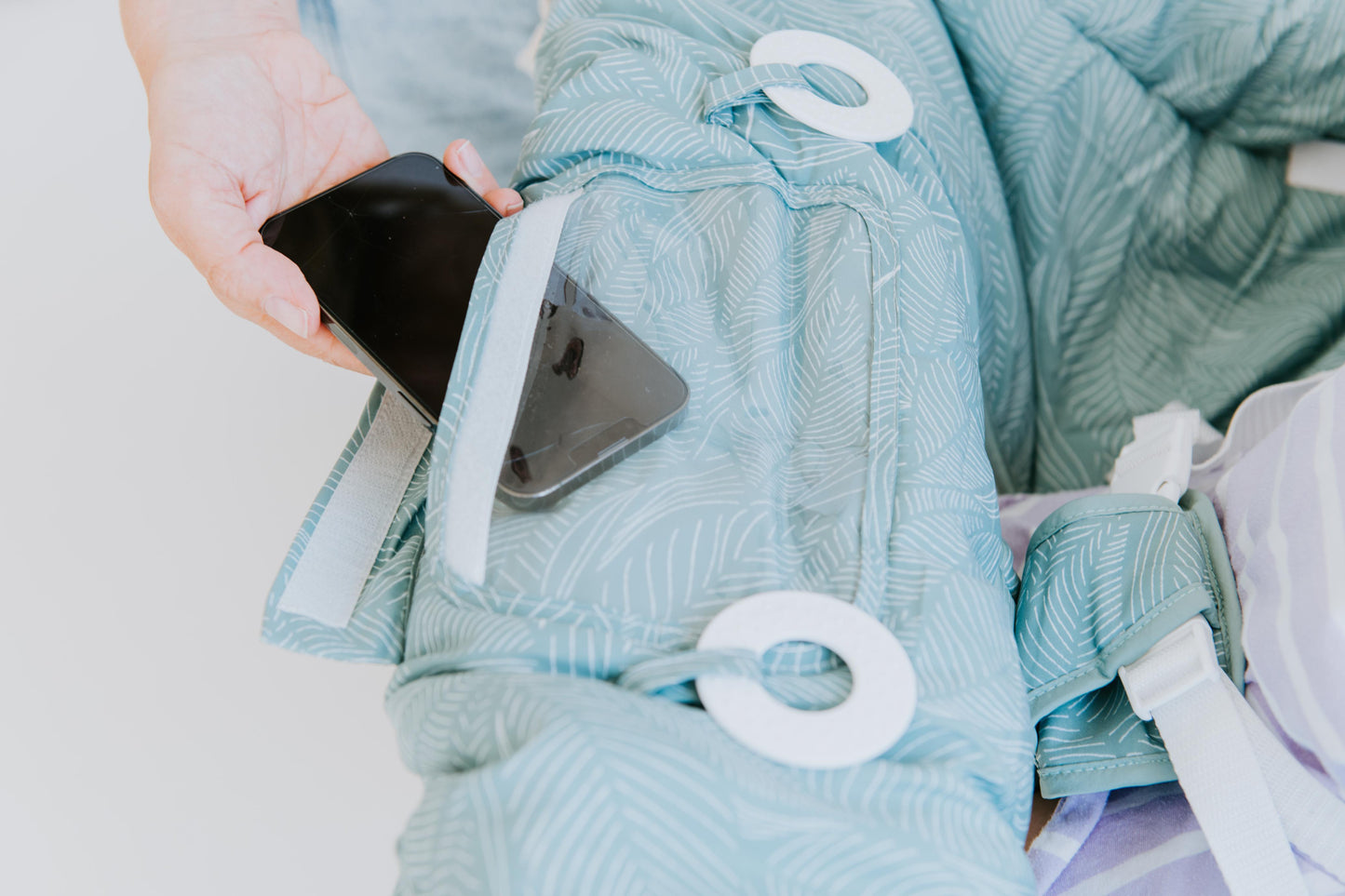 Baby Shopping Cart Cover | Sage Leaves - online purchase only