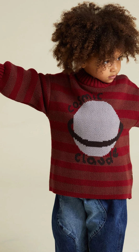 Claude & Co. - Saturn Maroon Sweater