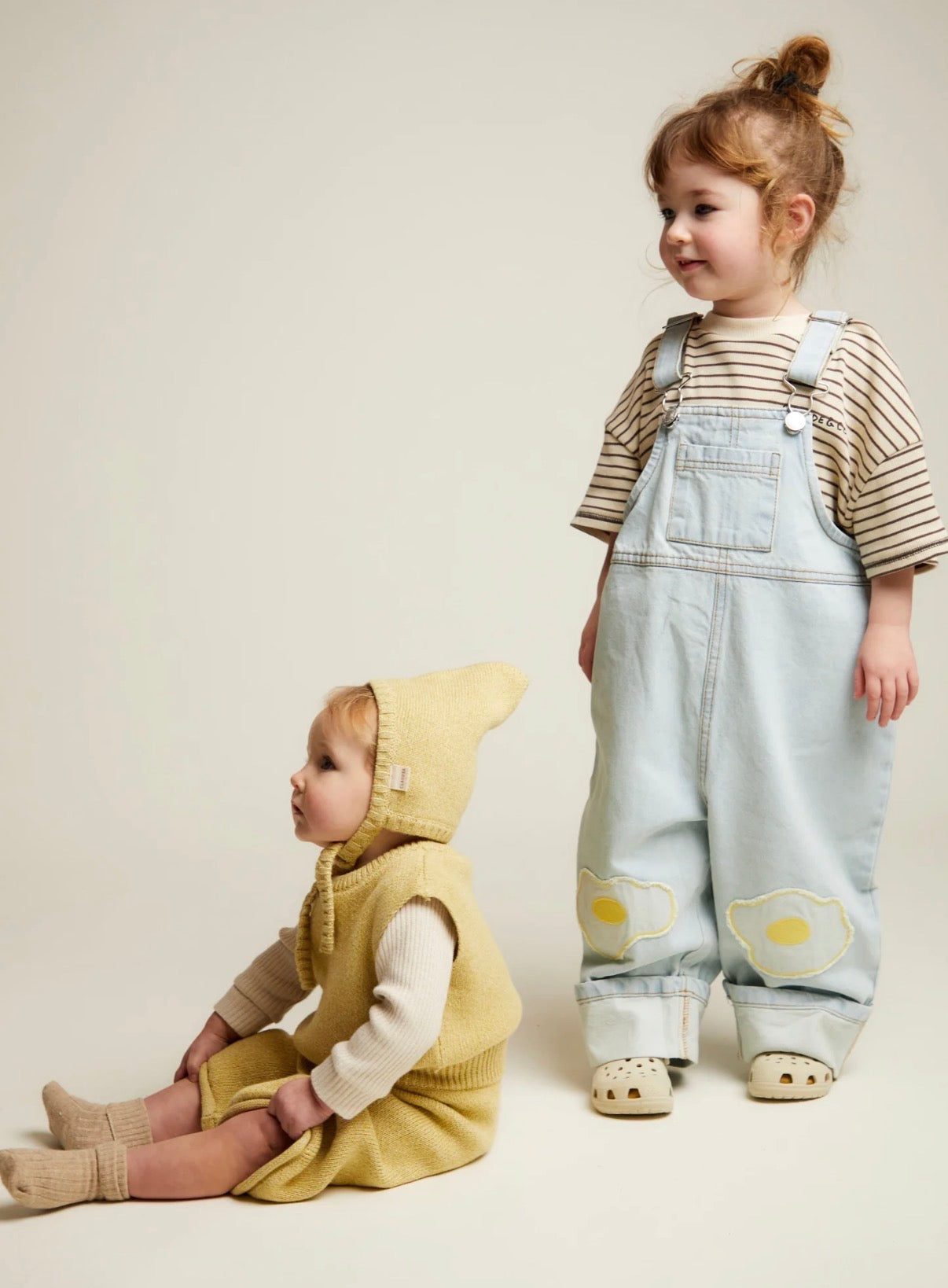 Claude & Co - Blythe Egg Patch Denim Dungaree