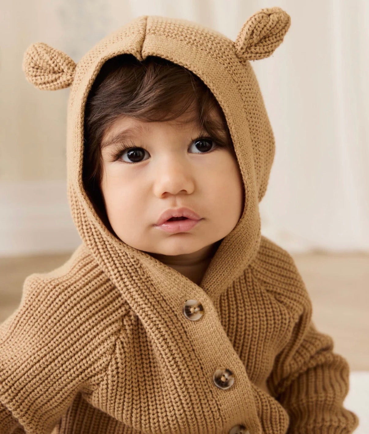 Jamie Kay - Brown Cardigan - Tawny Brown