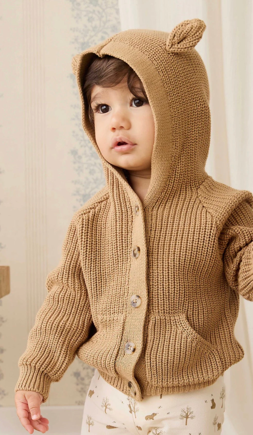 Jamie Kay - Brown Cardigan - Tawny Brown