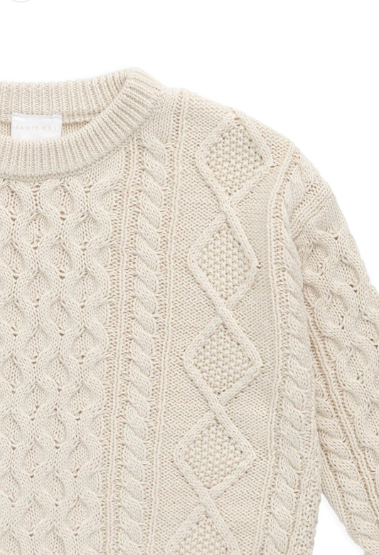 Jamie Kay - Sawyer Knit Jumper - Vanilla