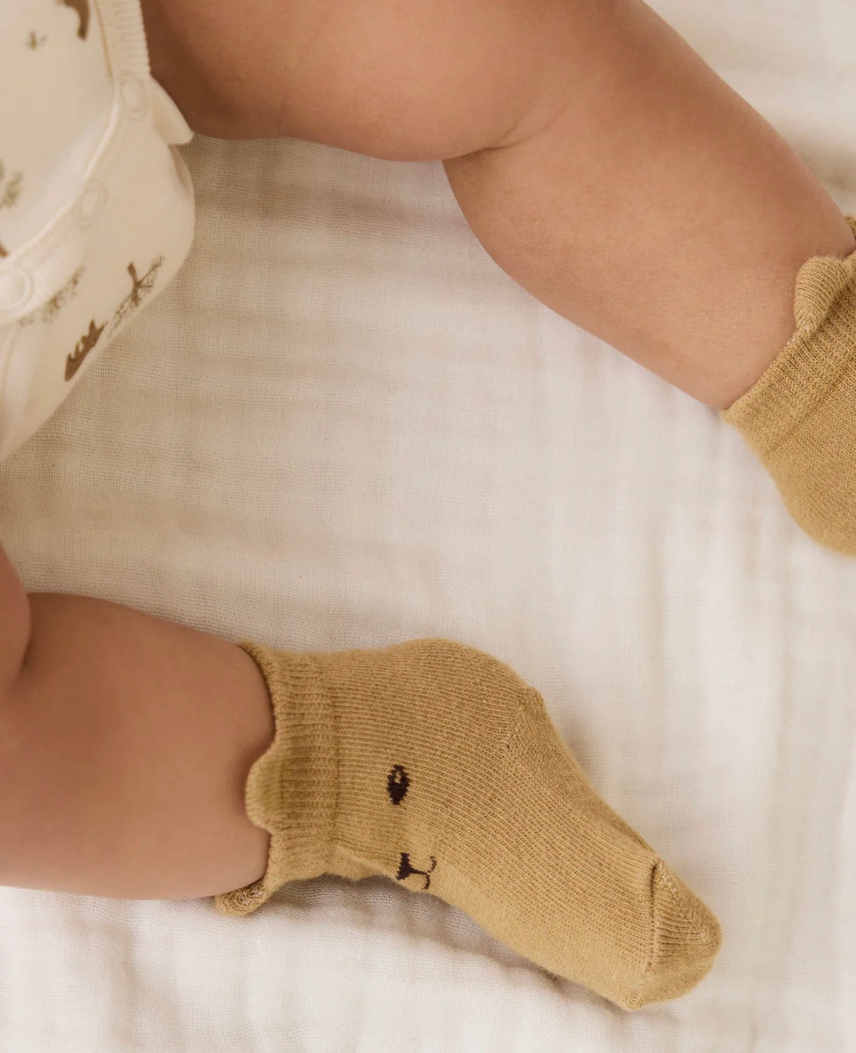 Jamie Kay - George Bear Ankle Sock - Buckwheat