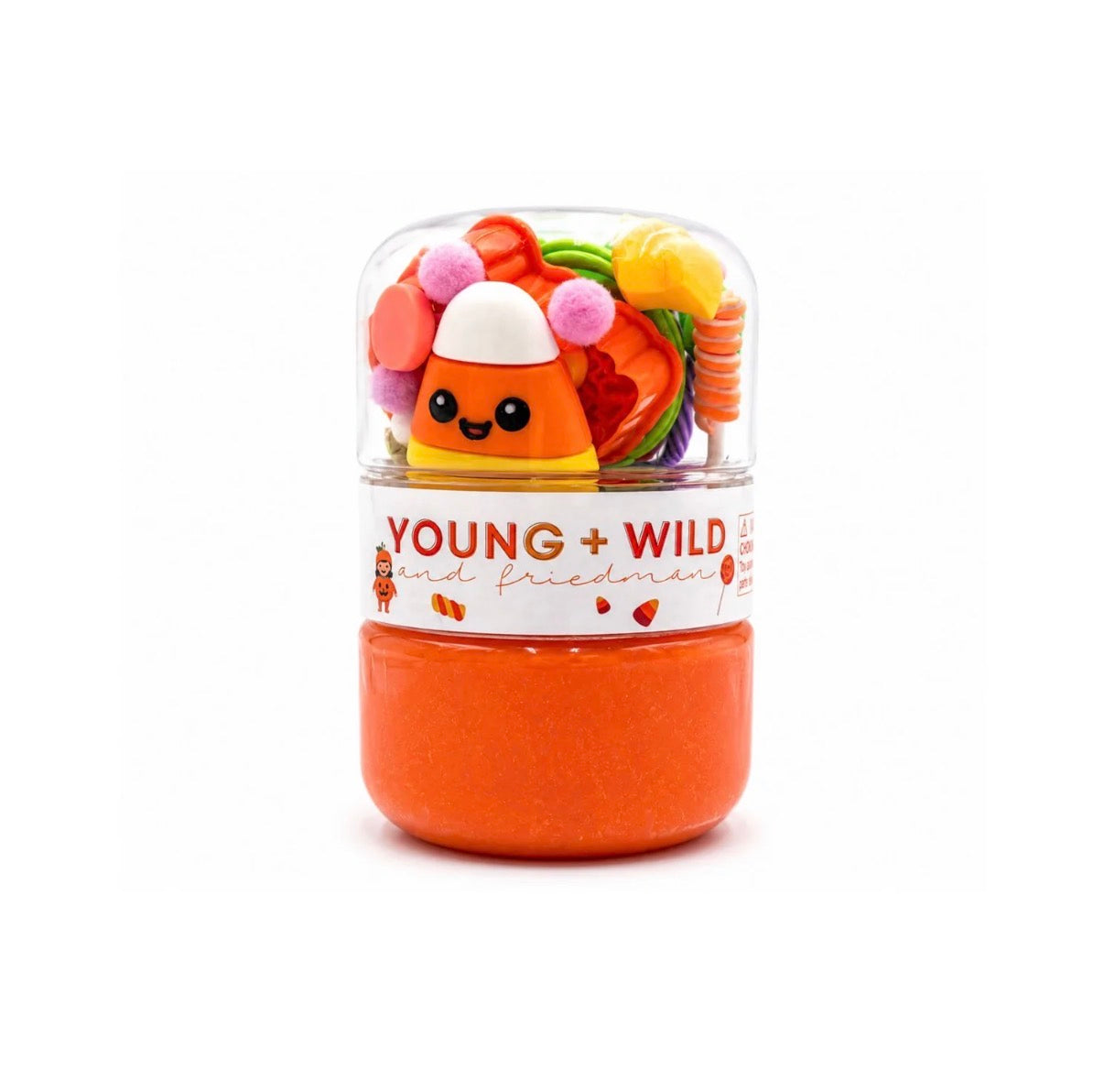 Young + Wild and Friedman - Grab & Go Dough Jar - Trick or Treat