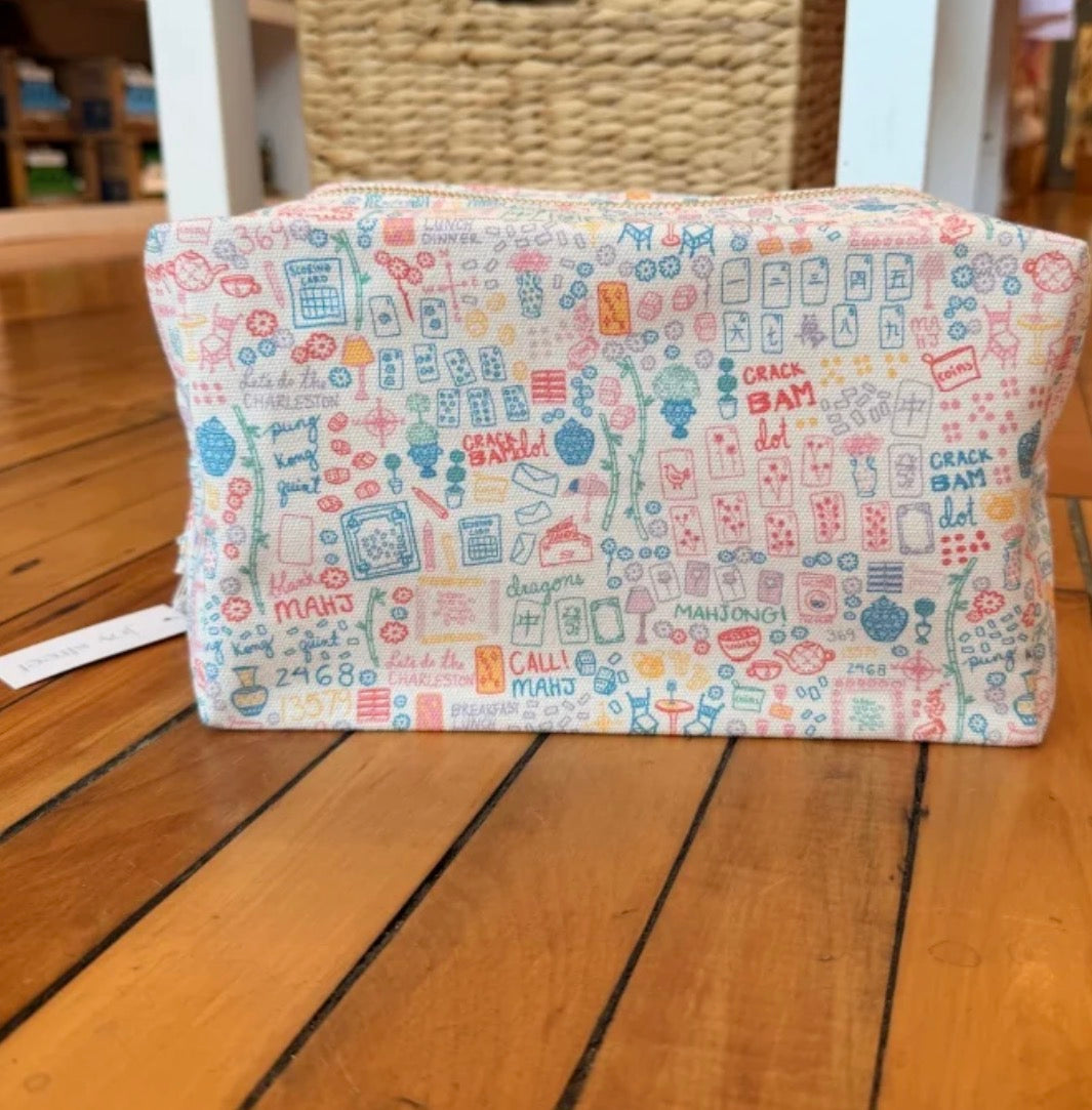 Joy Street - Mahjong Cosmetic Bag