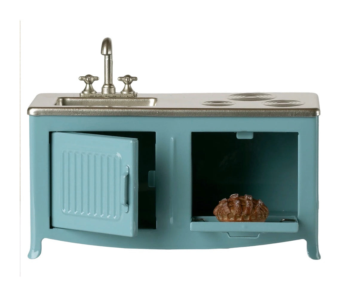 Maileg - Kitchen, Mouse - Blue