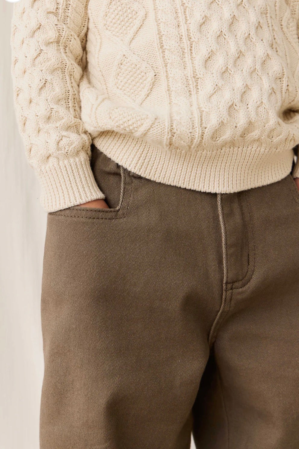 Jamie Kay - Sawyer Knit Jumper - Vanilla