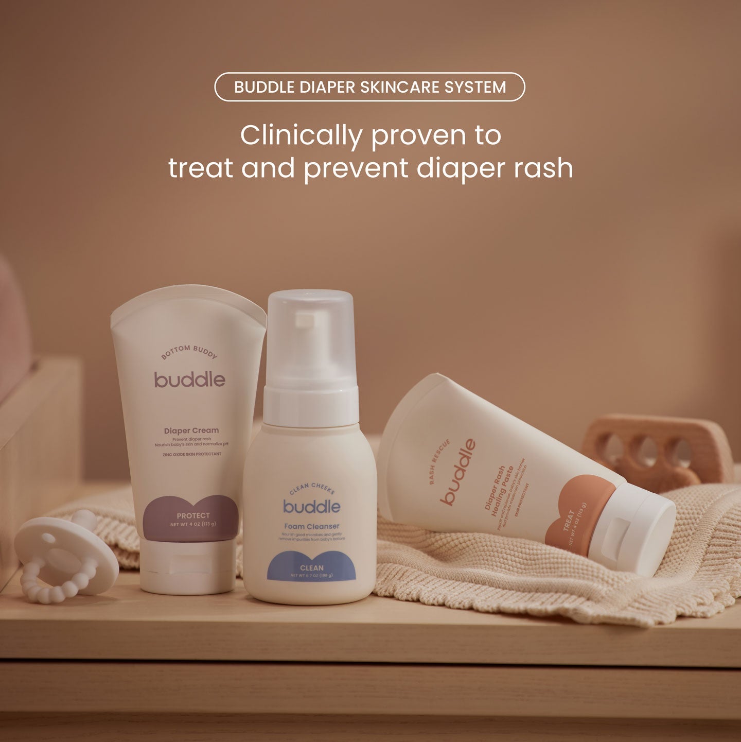 The Buddle Diaper Skincare System - online purchase only