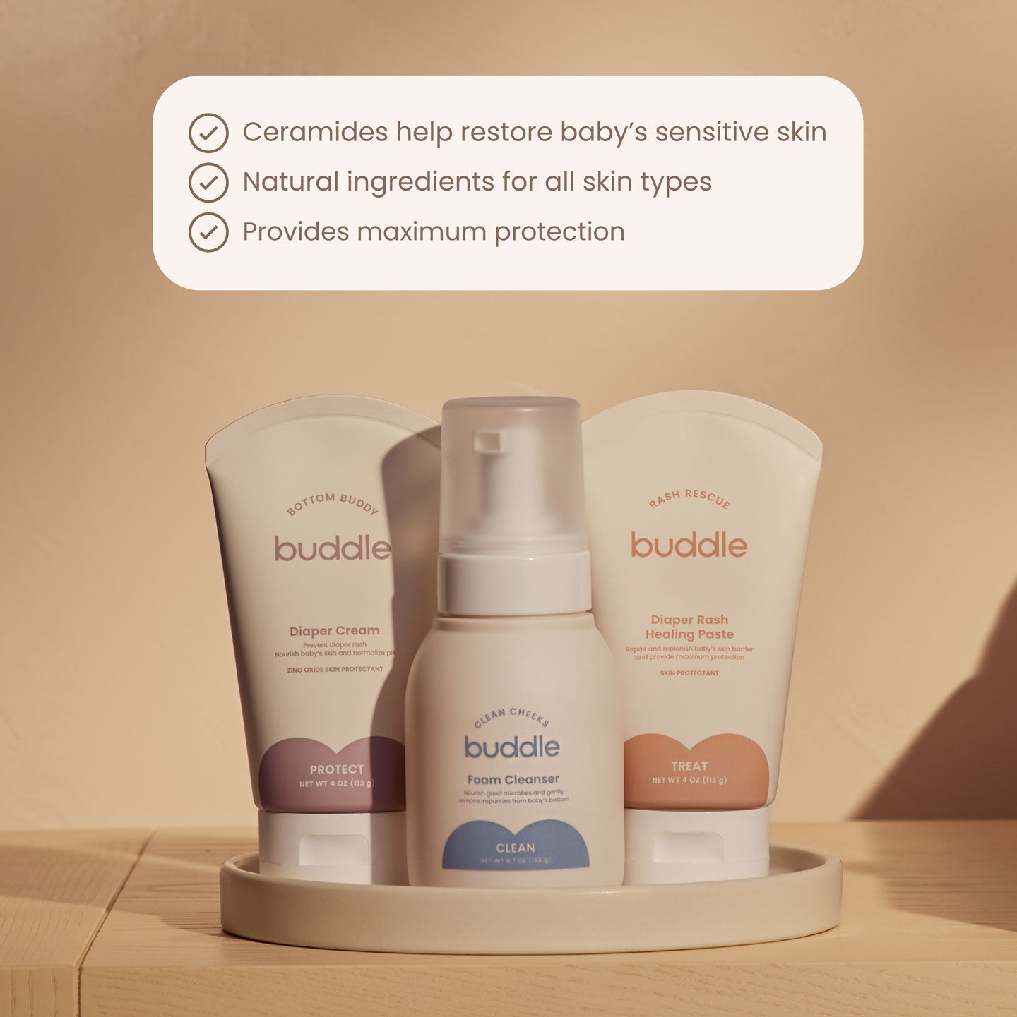 The Buddle Diaper Skincare System - online purchase only