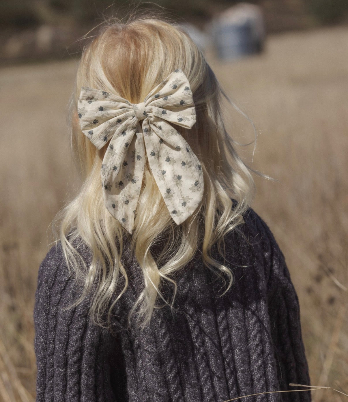Rylee + Cru - Oversized Bow - Vintage Fleur