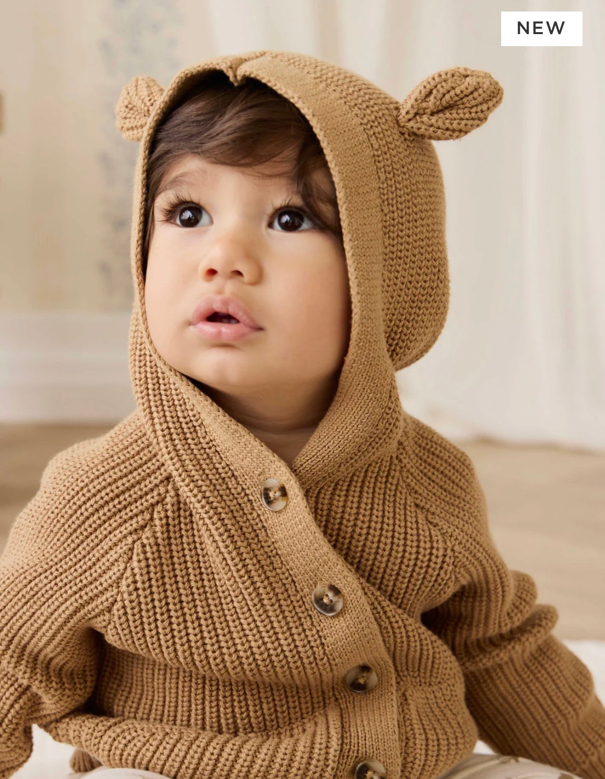 Jamie Kay - Brown Cardigan - Tawny Brown