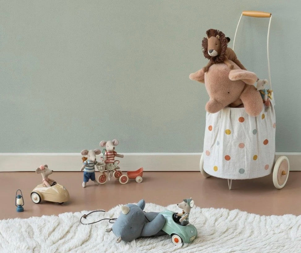Maileg - Car, Mouse - Light Mint
