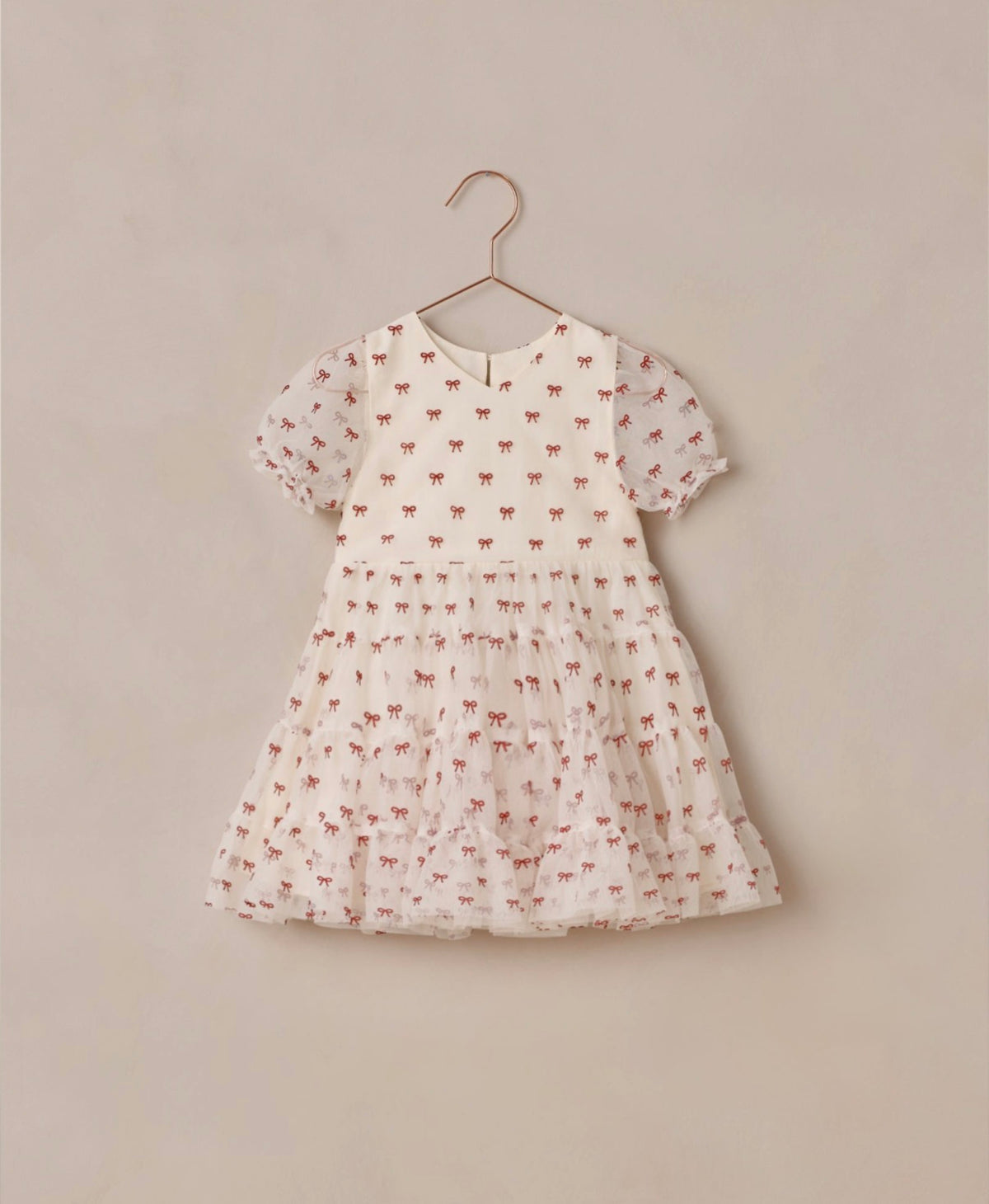 Noralee - Dottie Dress Ruby Bows