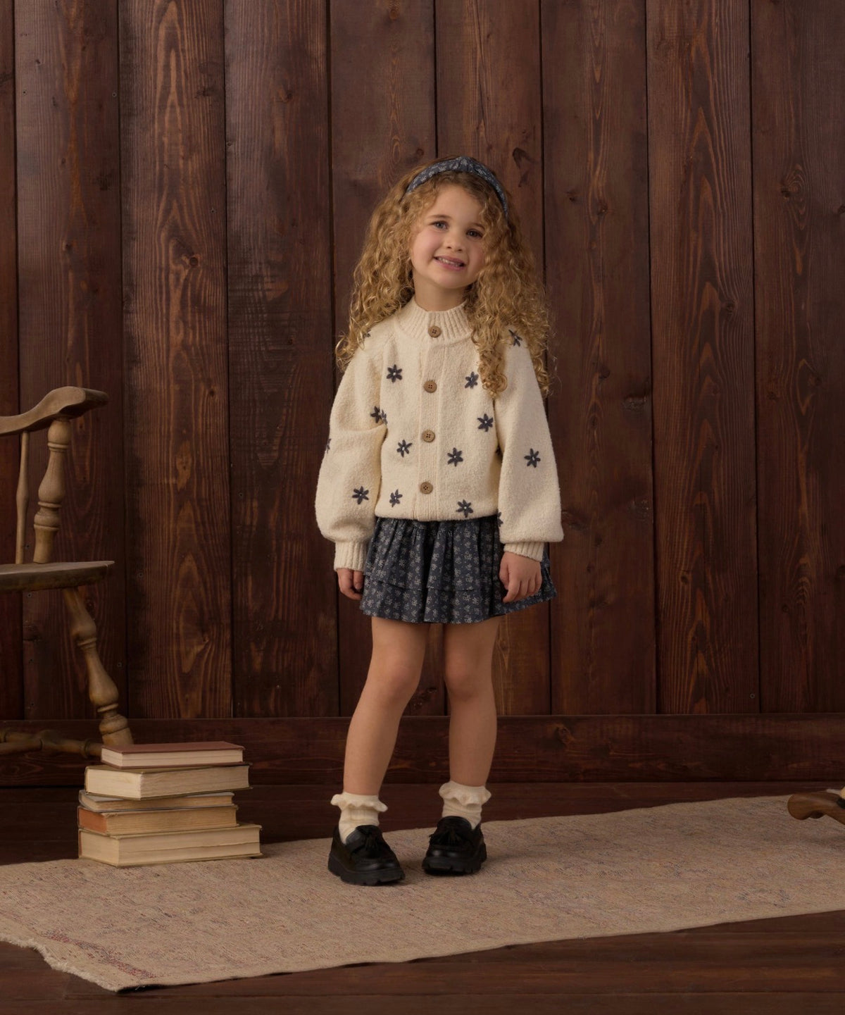 Rylee + Cru - Tulip Cardigan - Midnight Daisy