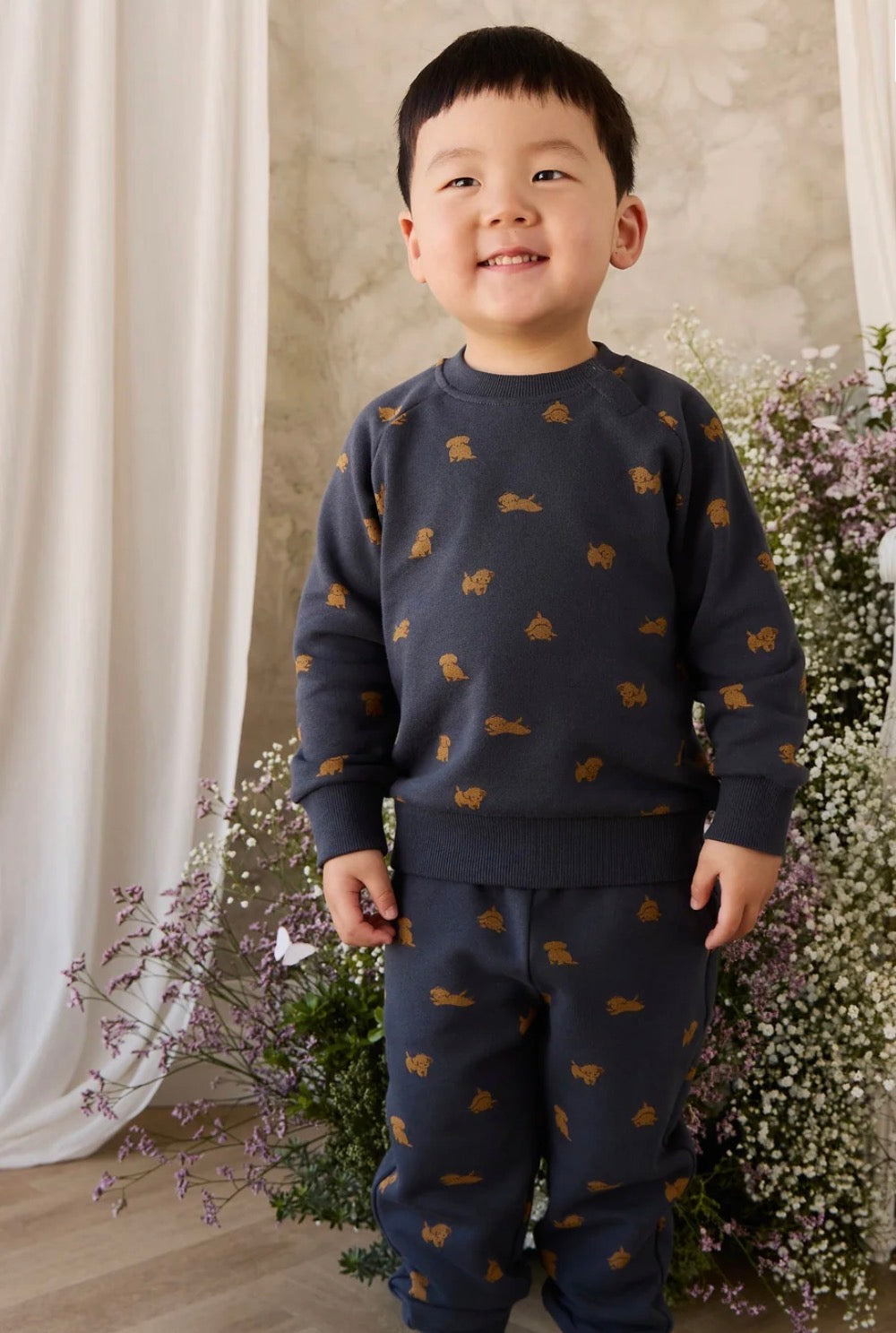 Jamie Kay - Organic Cotton Flynn Sweatshirt - Playful Milo Captain