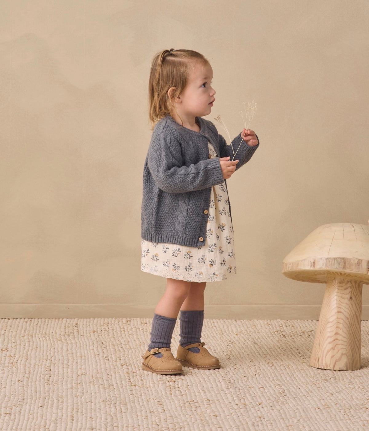 Quincy Mae - Knit Cardigan - Midnight