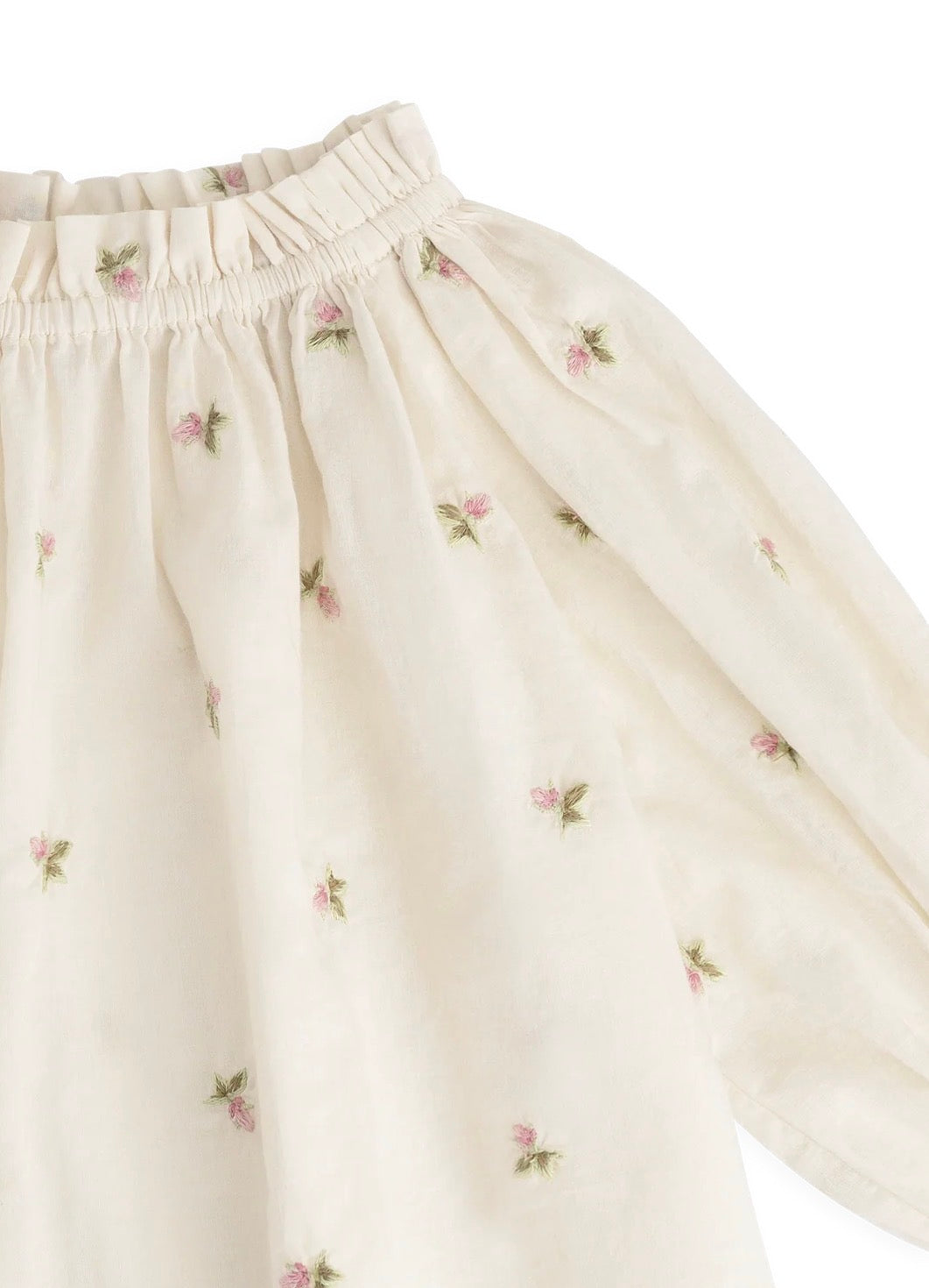 Jamie Kay - Organic Cotton Acacia Blouse - Rosebud Egret