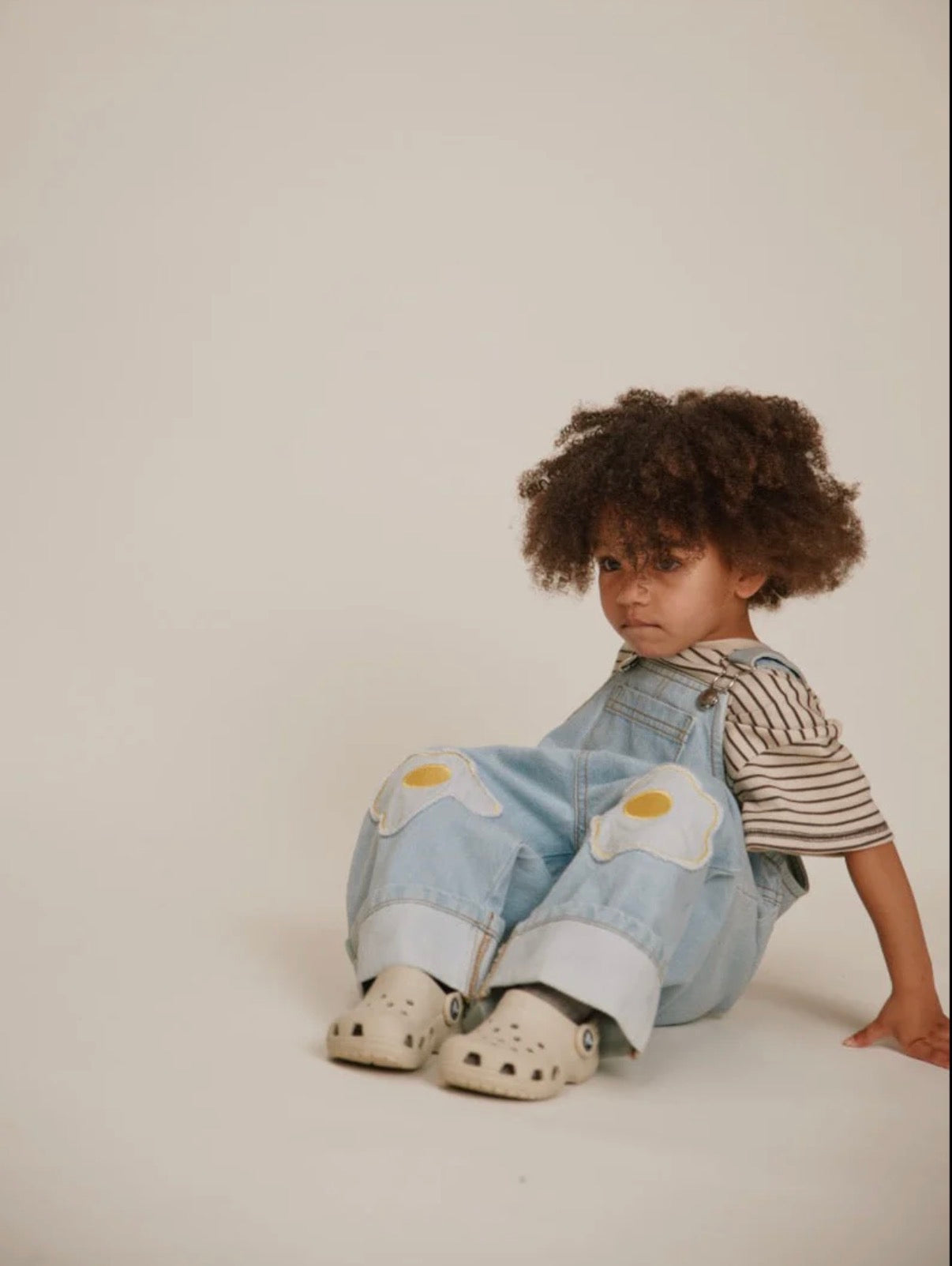 Claude & Co - Blythe Egg Patch Denim Dungaree