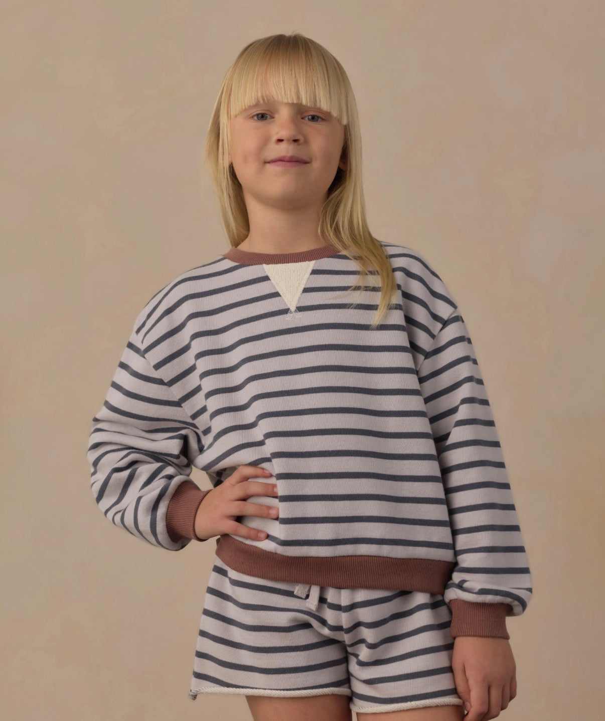 Rylee + Cru - Legend Sweatshirt - Midnight Stripe