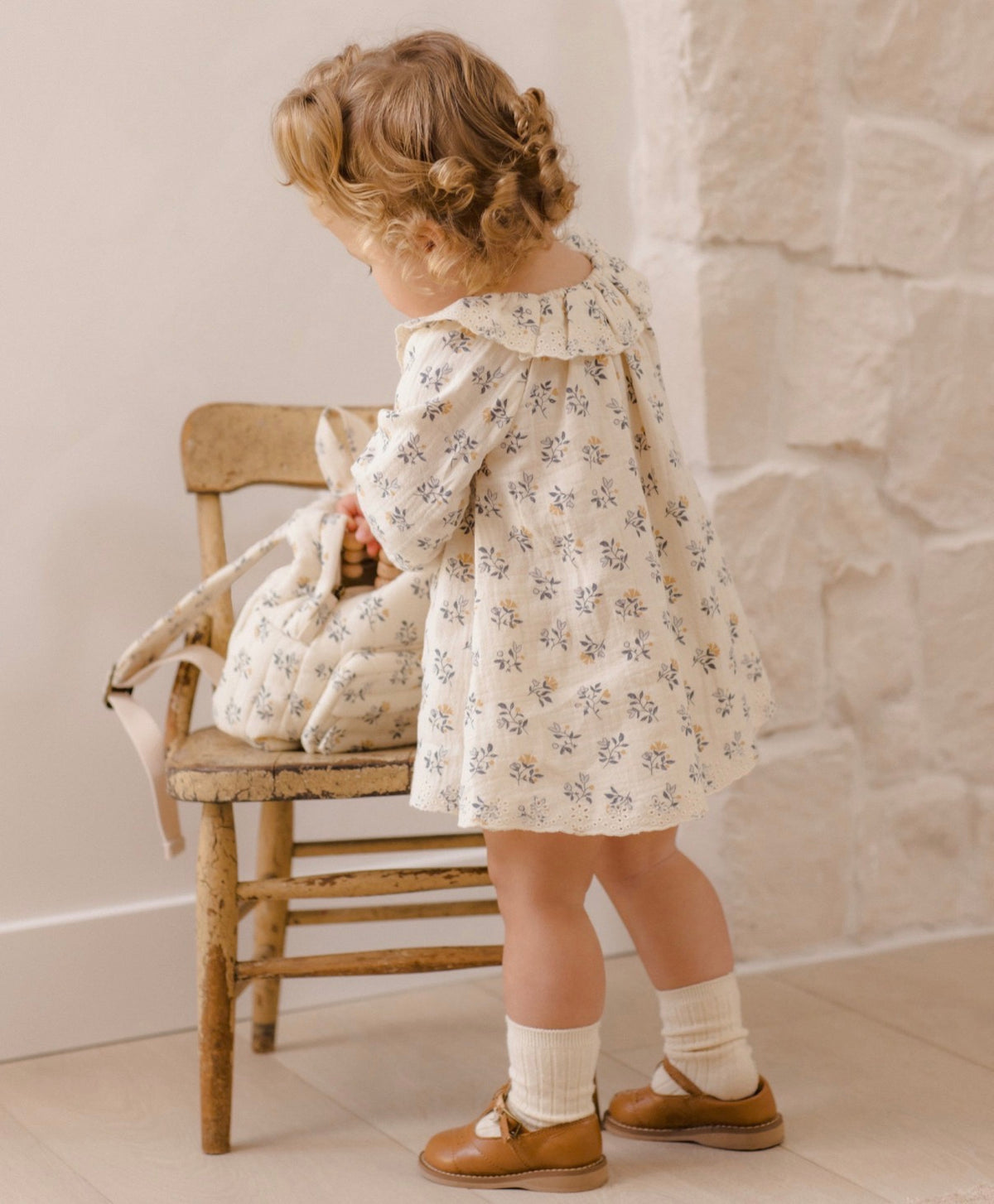 Quincy Mae - Long Sleeve Isla Dress - French Floral