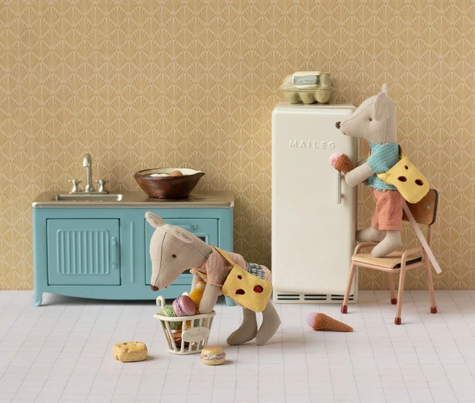 Maileg - Tricycle Basket, Mouse