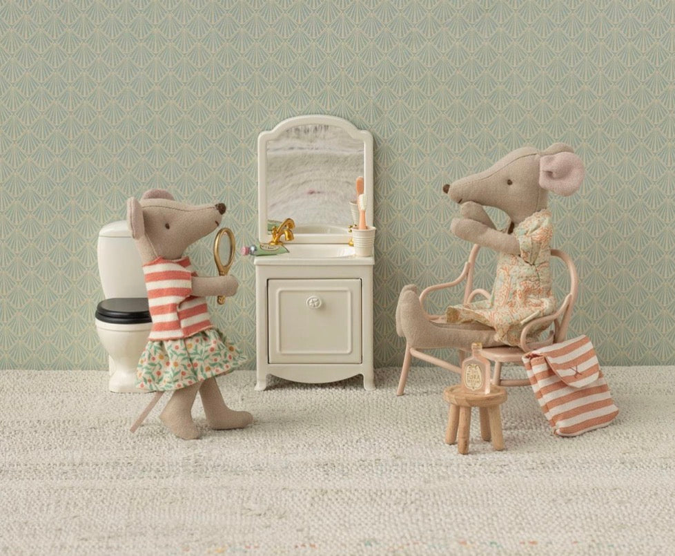 Maileg - Sink Dresser, Mouse - Off White