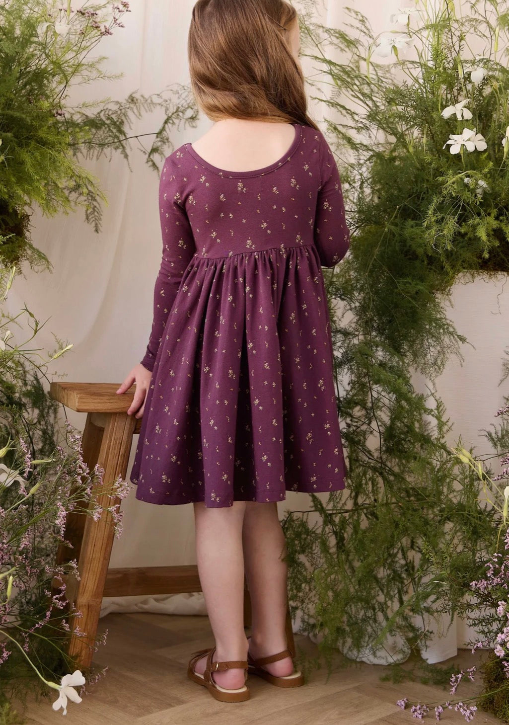 Jamie Kay - Organic Cotton Tallulah Dress - Dina Fig