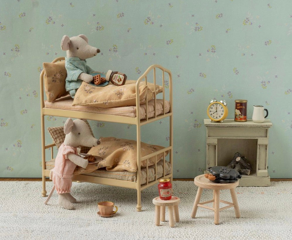 Maileg - Bunk Bed, Mouse - Wheat