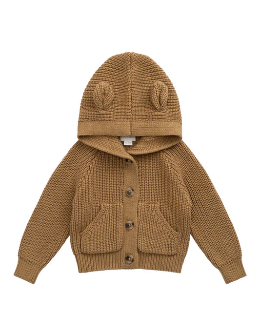 Jamie Kay - Brown Cardigan - Tawny Brown