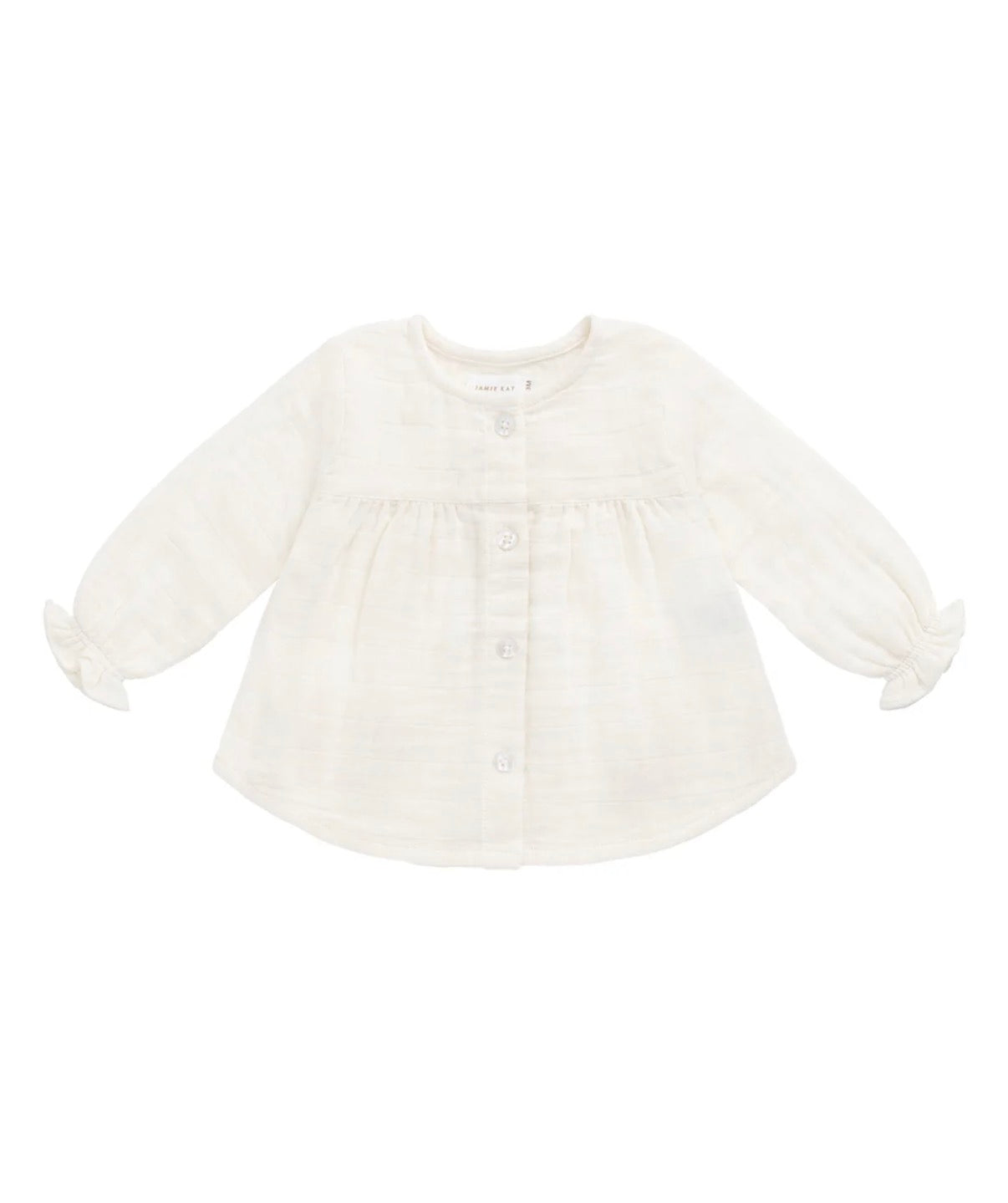 Jamie Kay - Organic Cotton Muslin Eloise Top - Parchment