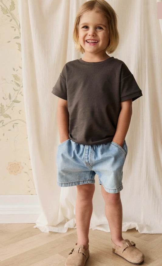 Jamie Kay - Pima Cotton Eddie Tee - Bistre