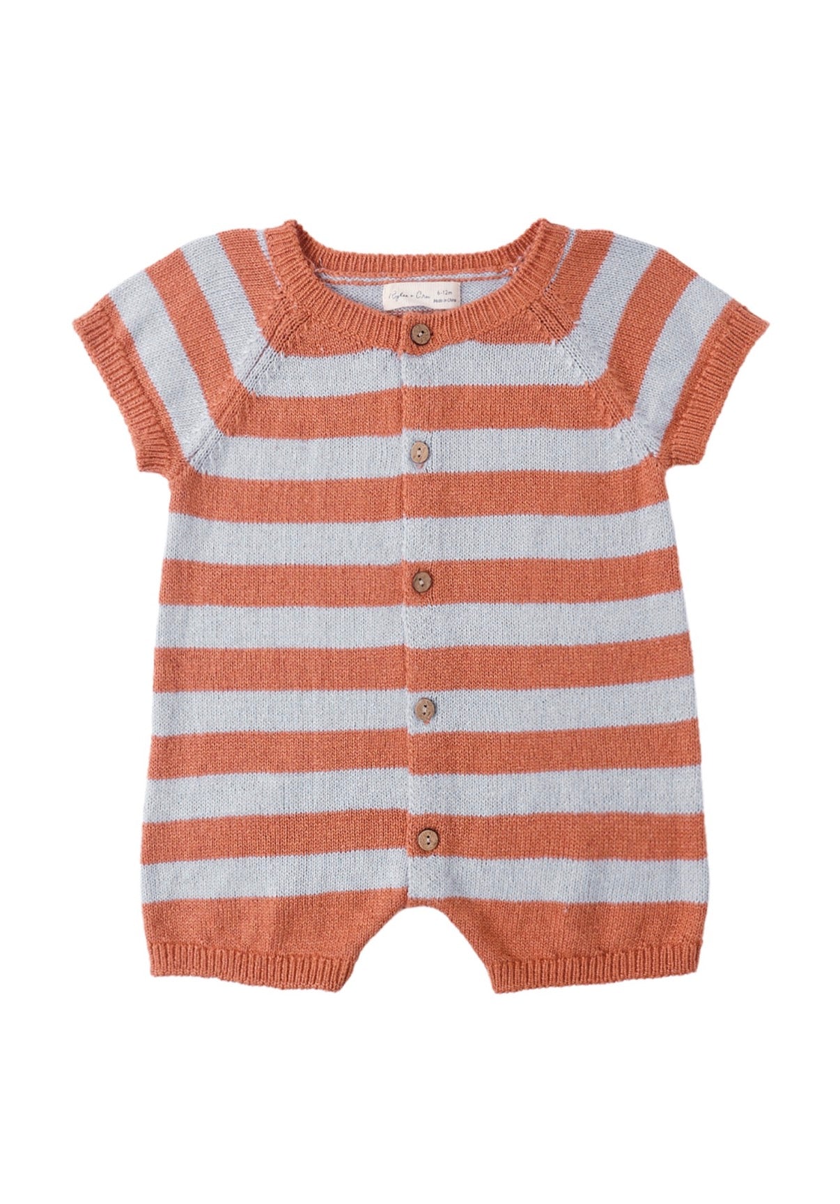 Rylee + Cru - Liam Knit Romper - Americana Stripe
