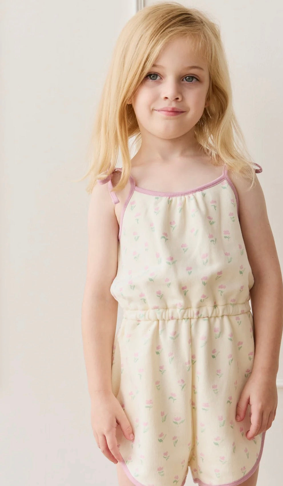 Jamie Kay - Organic Cotton Lilith Playsuit - Lila Pink