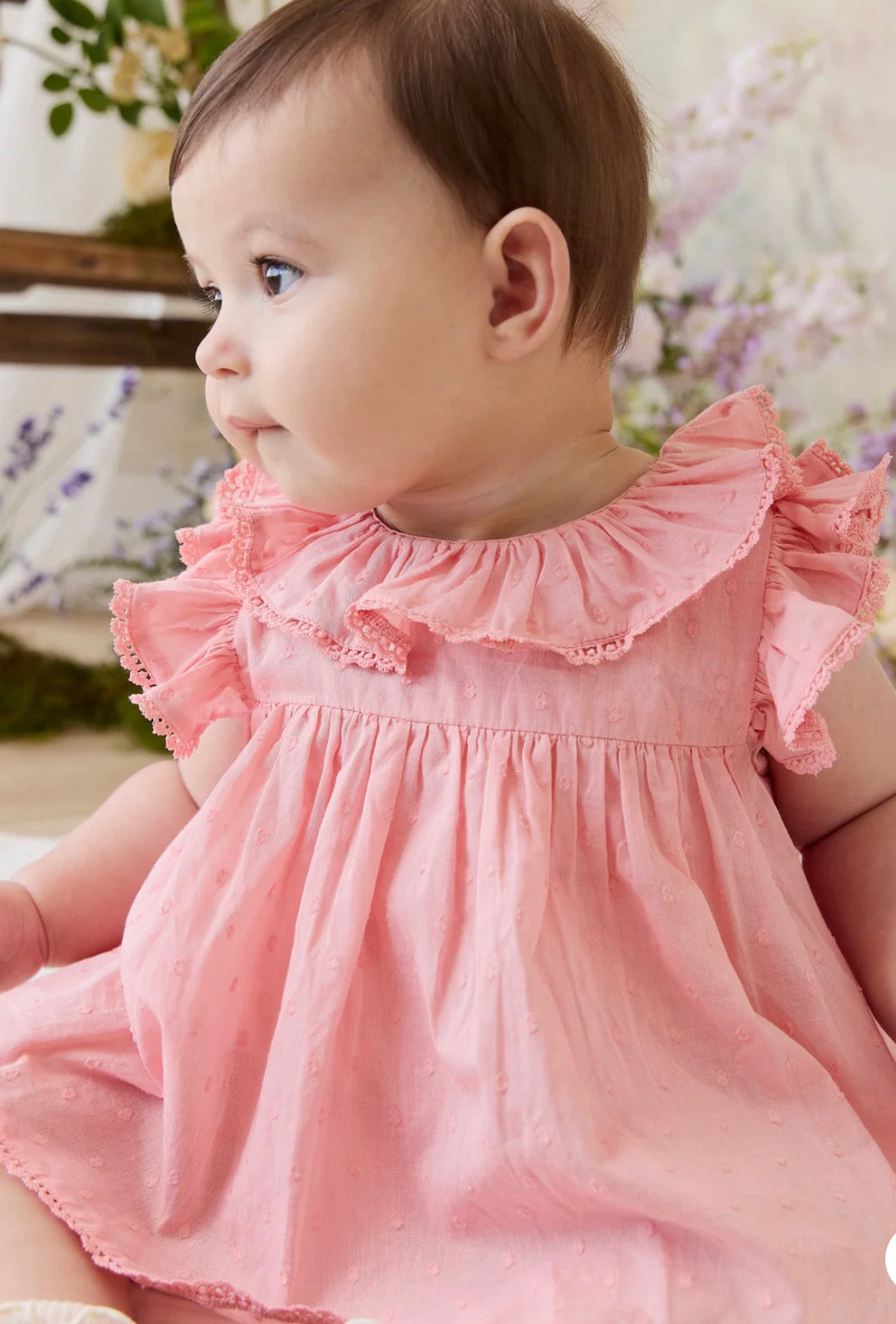 Jamie Kay - Organic Cotton Frannie Playsuit - Swiss Dot