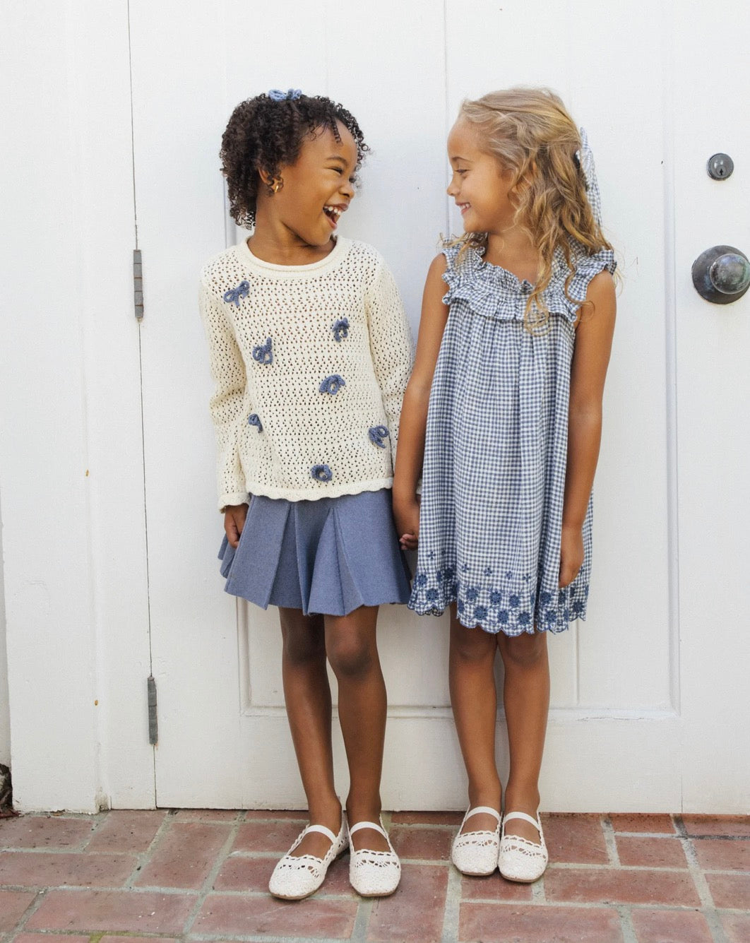 Rylee + Cru - Crochet Knit Pullover Bow