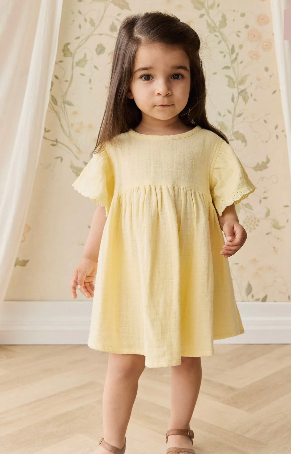Jamie Kay - Organic Cotton Muslin Phillipa Dress - Sunshine