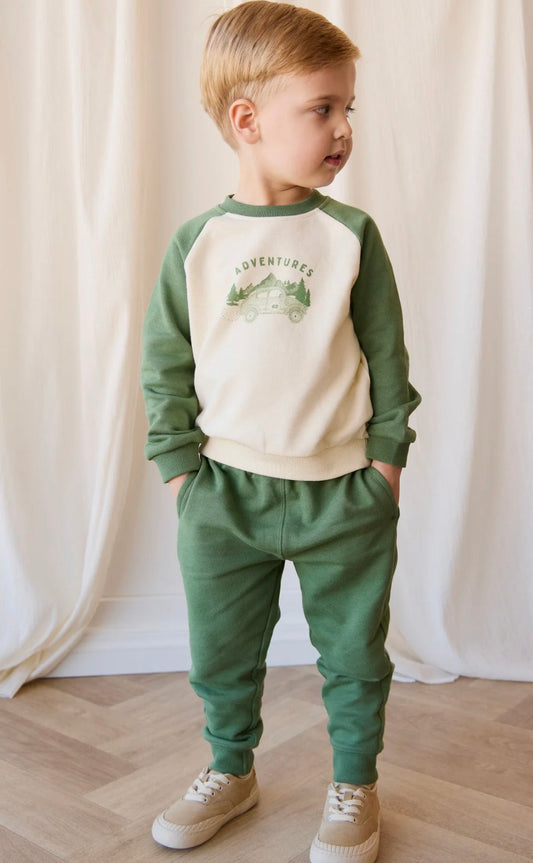 Jamie Kay - Organic Cotton Dominic Track Pant - Snow Pea