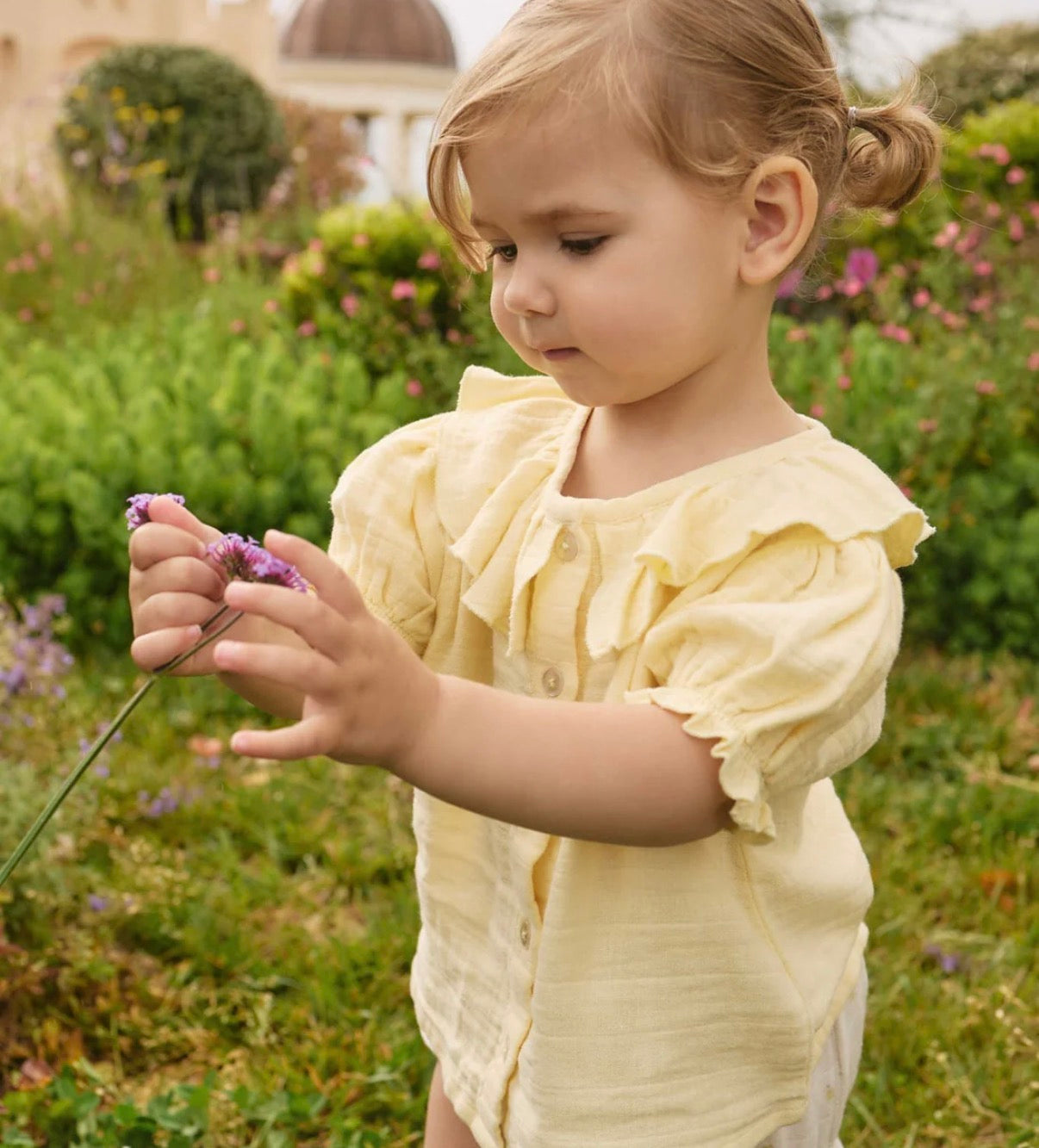 Jamie Kay - Organic Cotton Muslin Alora Top - Sunshine