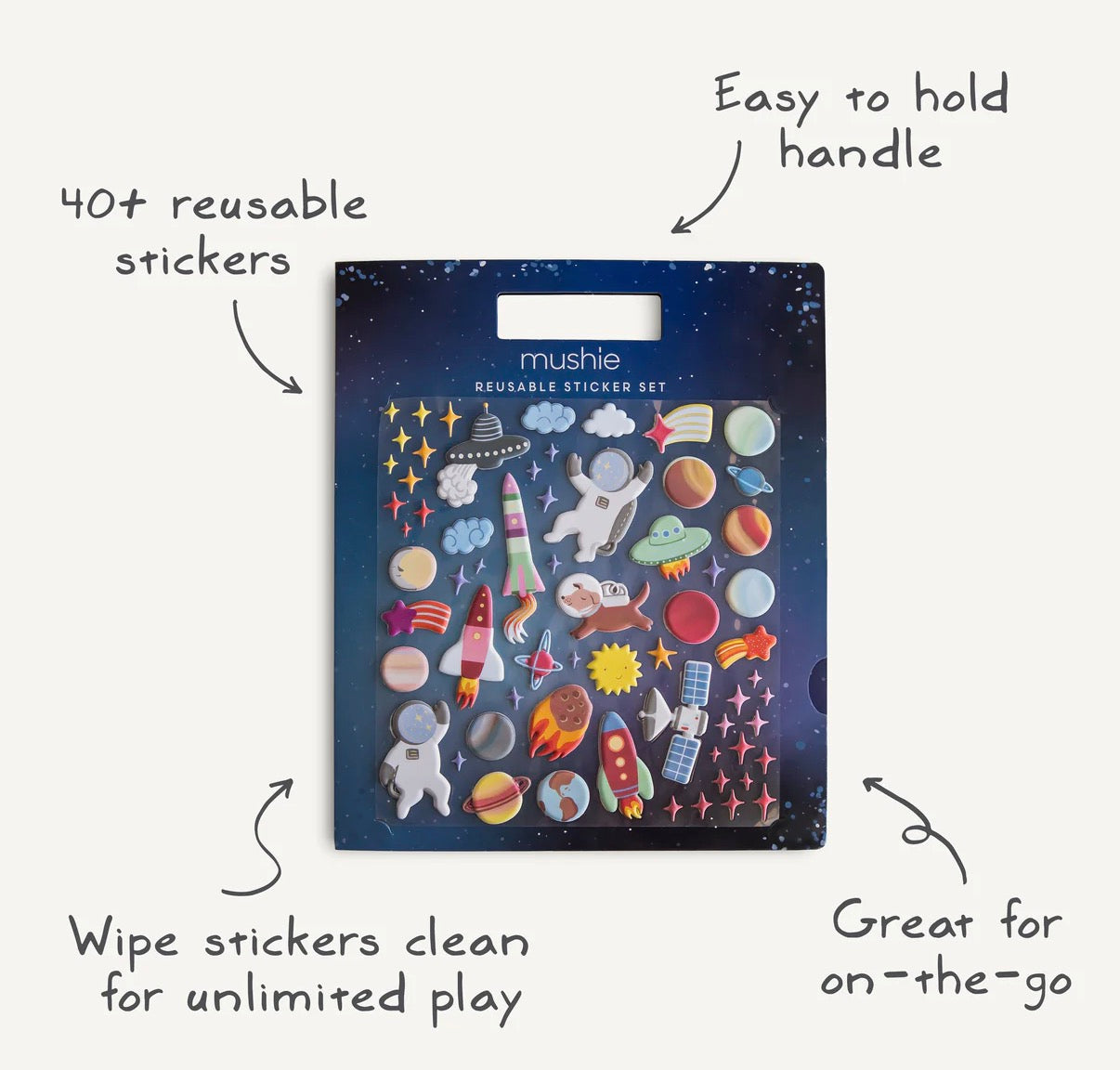 Mushie - Reusable Sticker Set