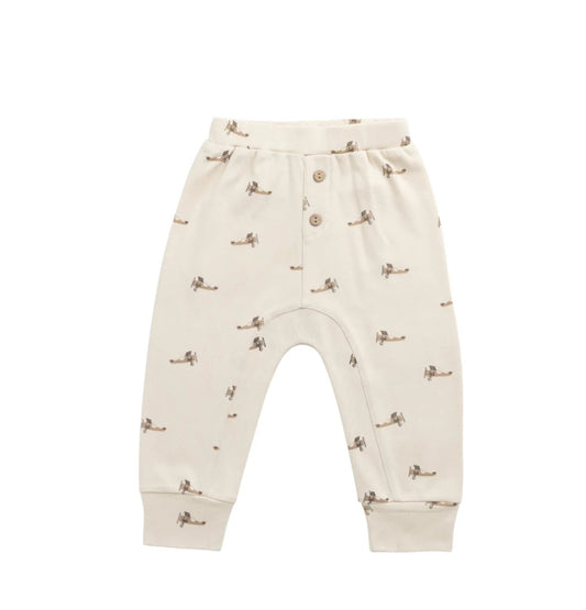 Jamie Kay - Pima Cotton Wesley Pant - Fly High Vanilla Cream