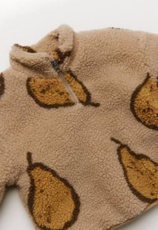 Claude & Co - Drew Almond Pear Borg Jacket