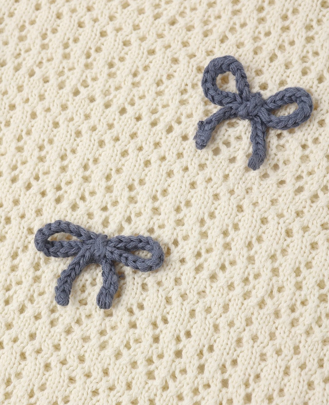 Rylee + Cru - Crochet Knit Pullover Bow