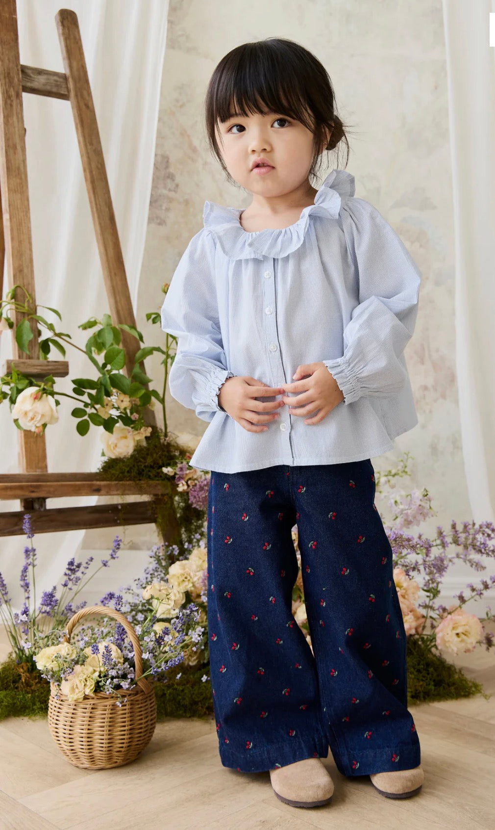 Jamie Kay - Organic Cotton Gaelle Top - Petite Check