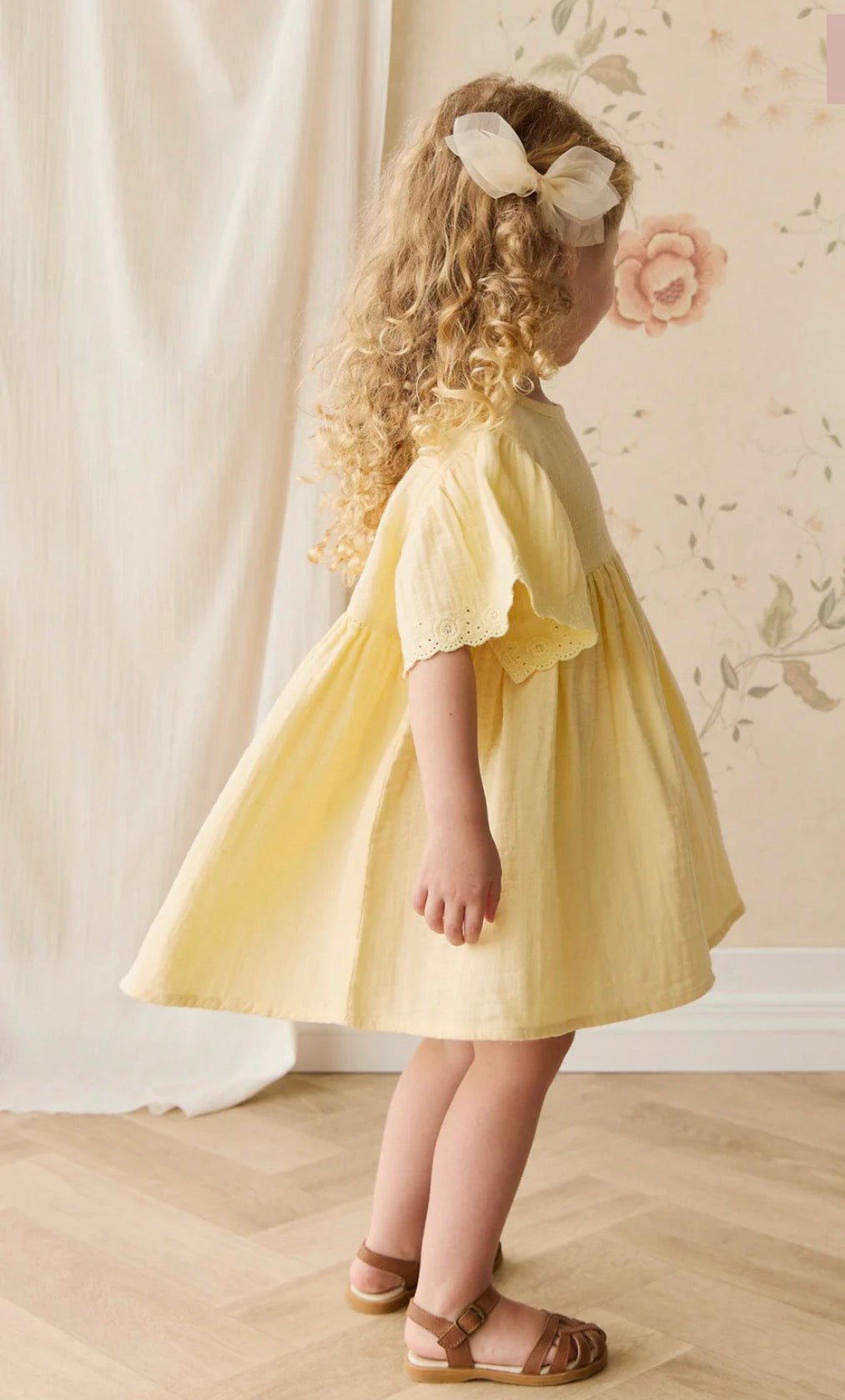 Jamie Kay - Organic Cotton Muslin Phillipa Dress - Sunshine