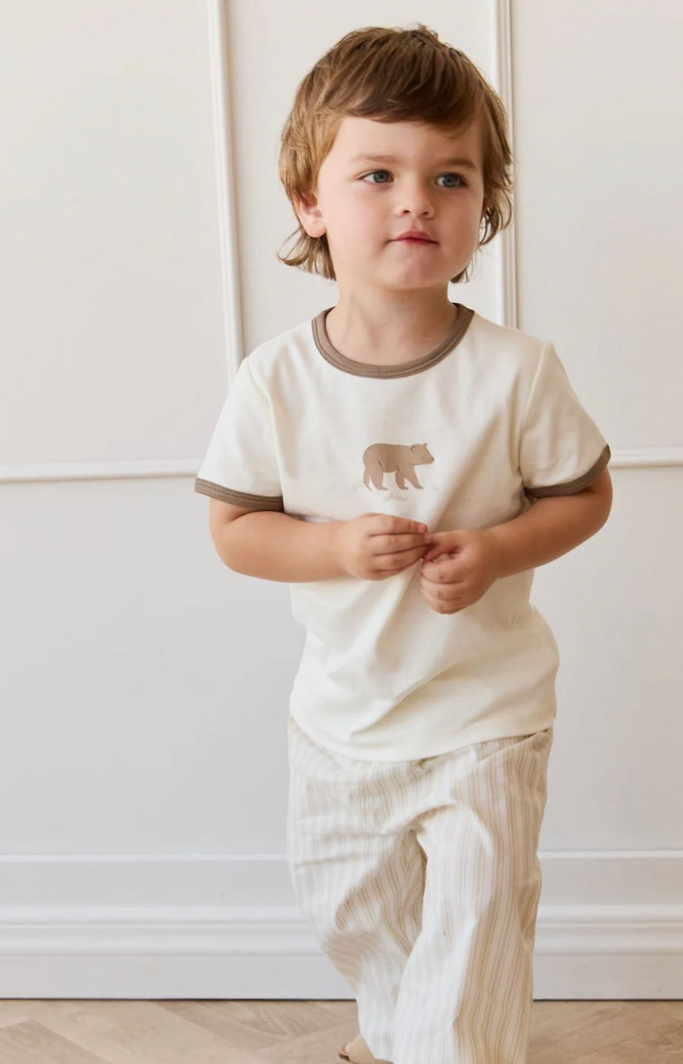 Jamie Kay - Pima Cotton Erik Tee - Buddy Bear Cloud